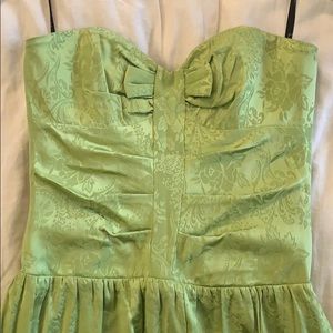 Silk mid length dress